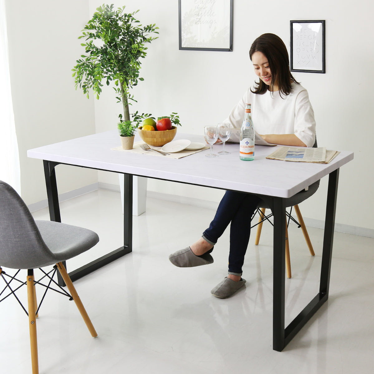 ダイニングテーブル ミルシェ テーブル140cm new