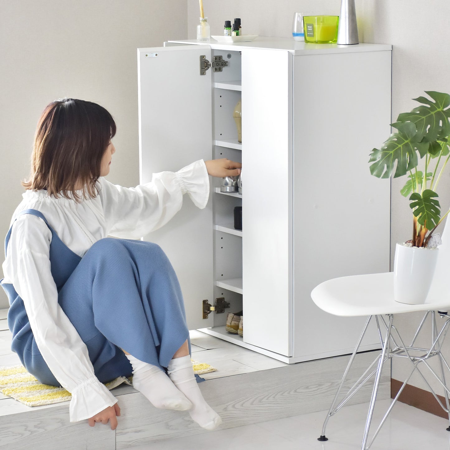 シューズラック　ミードロータイプ【幅30㎝｜50㎝｜75㎝】