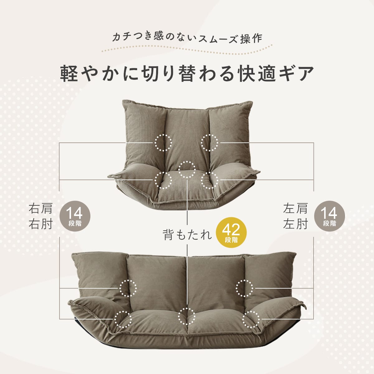 フロアソファ 【1人掛け｜2人掛け】 バーニーズ