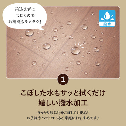 透明クッションフロアシート 江戸間6畳セット