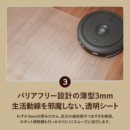 透明クッションフロアシート 江戸間6畳セット