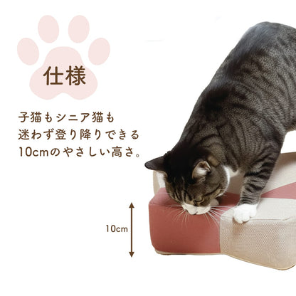ベッド型爪研ぎクッション ガリぼろスター