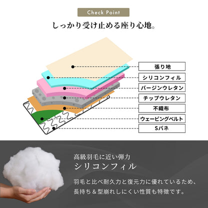 2人掛けソファ フレスコ2P