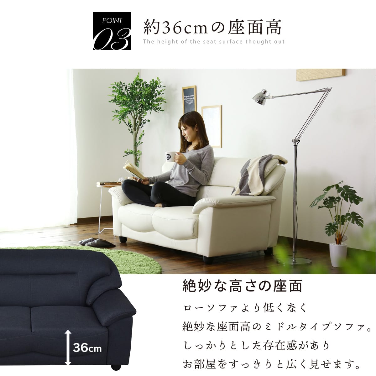 2人掛けソファ  ジーノ2P