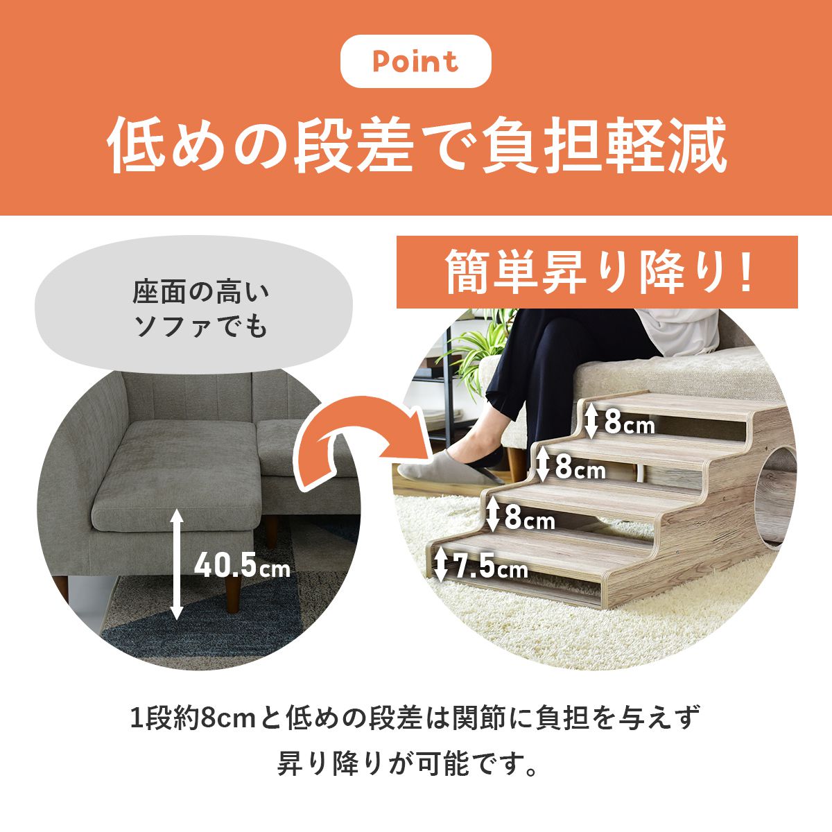 ペットステップ（ペット用階段）  ハップ