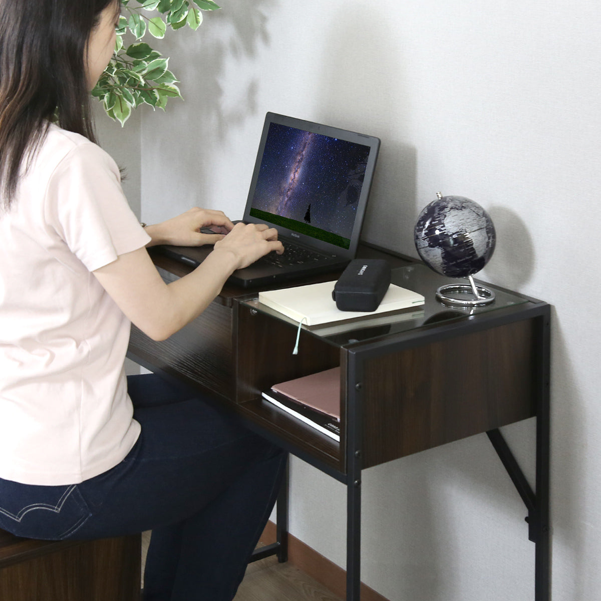スツール付きドレッサー レヴ