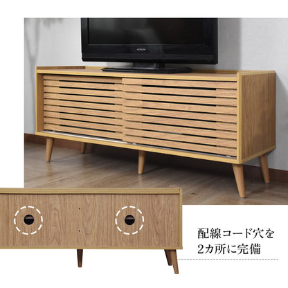 【120㎝】テレビ台 脚付き 収納付き テレビラック テレビボード ローボード TV台 ロトルア120