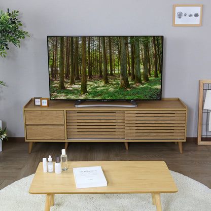 【150㎝】テレビ台 脚付き 収納付き テレビラック テレビボード ローボード TV台 ロトルア150