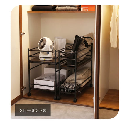収納ワゴン【幅24㎝｜40㎝】 ルアナ