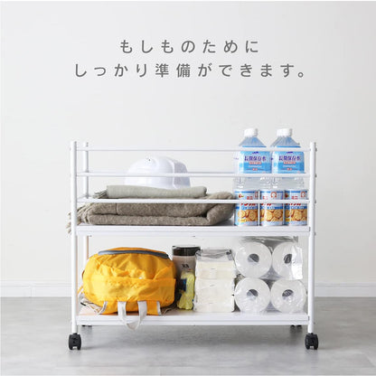 収納ワゴン【幅24㎝｜40㎝】 ルアナ