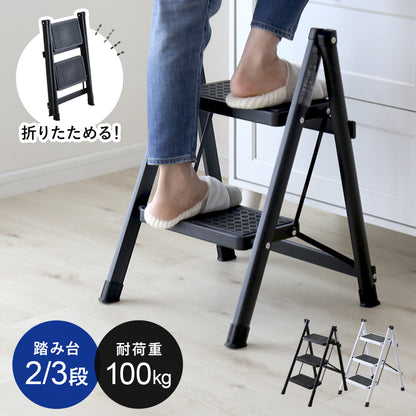 折りたためる踏み台 【2段｜3段】ライトン