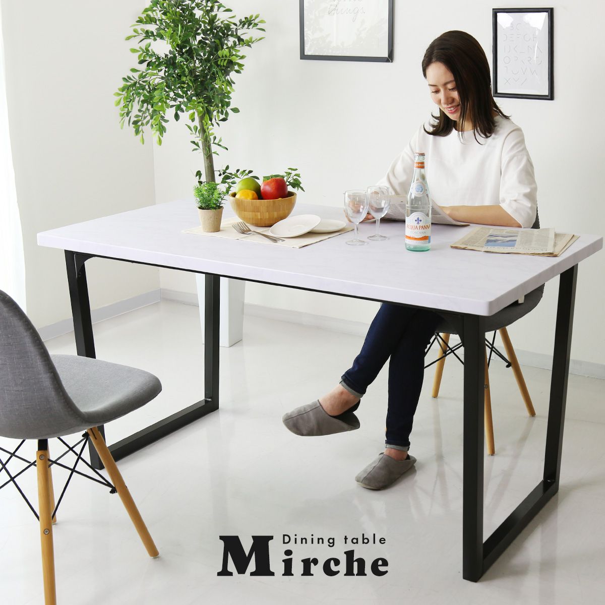 ダイニングテーブル ミルシェ テーブル140cm new