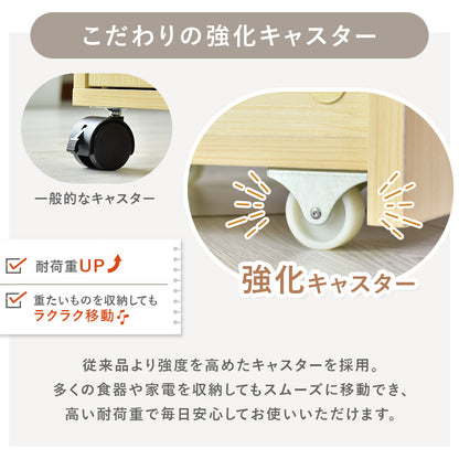 【幅80】 キッチン収納 モナチェスト80