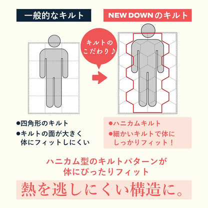 羽毛掛布団 ニューダウン人工羽毛掛布団ダブル