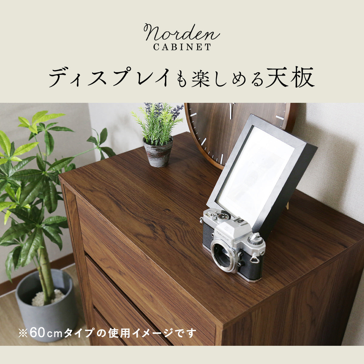 キャビネット ノルデン80cm