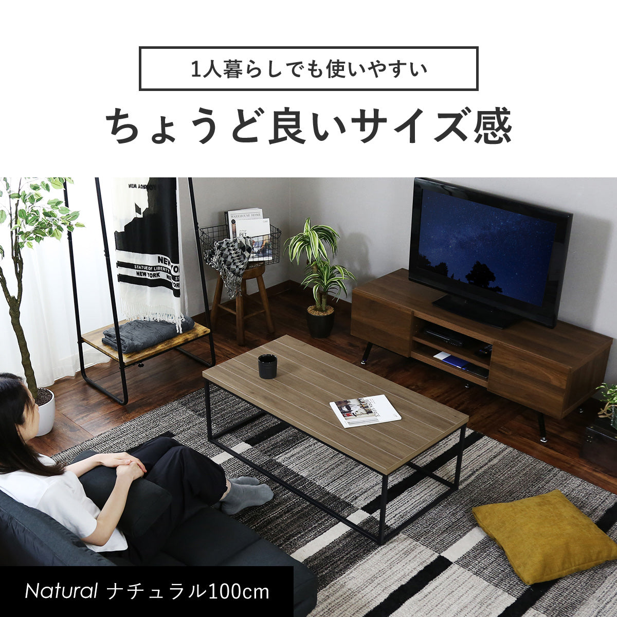 センターテーブル ノーヴァ【80×45cm/100×50cm】