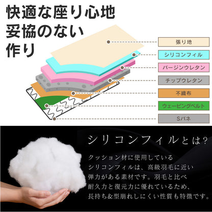 ソファー カウチ 2人用ソファ ローソファ 丸い 円形 スツール クッション付き ロータイプ可 オリヴィエ