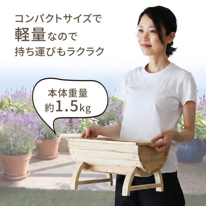 【幅40㎝】木製プランター オーキッド