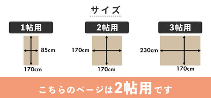防音ずれ防止音なし減さん 2帖用