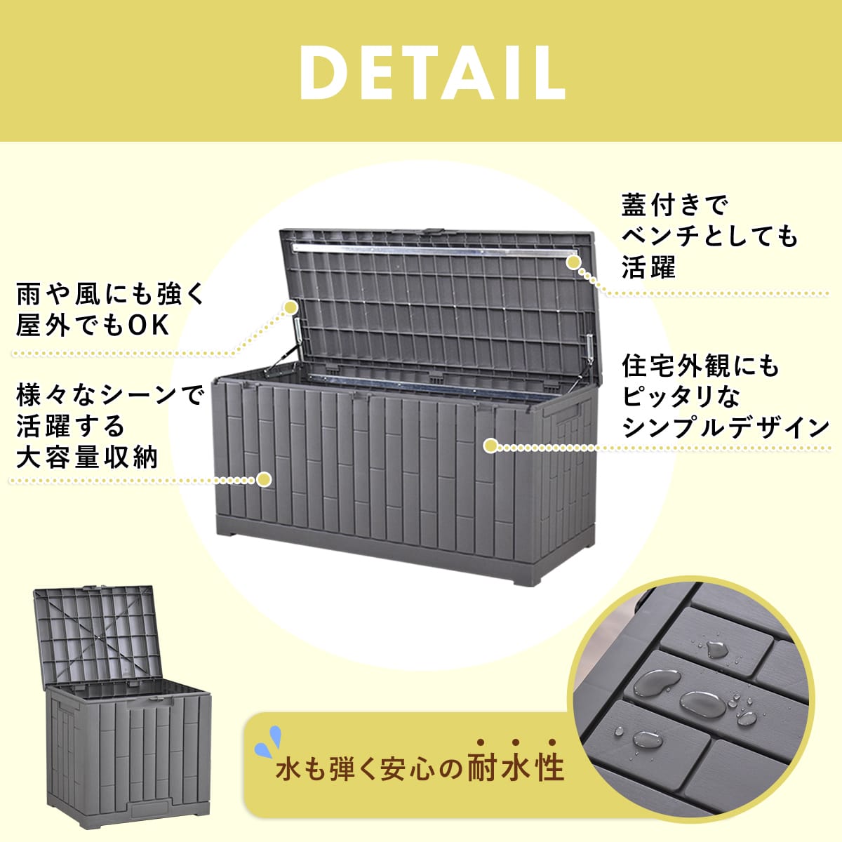 コンテナボックス 【110Ｌ｜225Ｌ｜300Ｌ｜380Ｌ｜454Ｌ】 ペイル