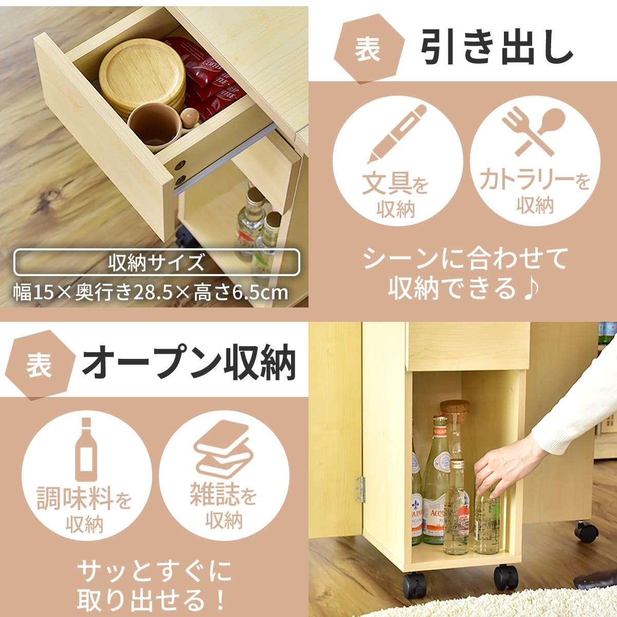 【幅120】 折りたたみ ダイニングテーブル パレット