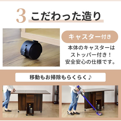 【幅120】 折りたたみ ダイニングテーブル パレット
