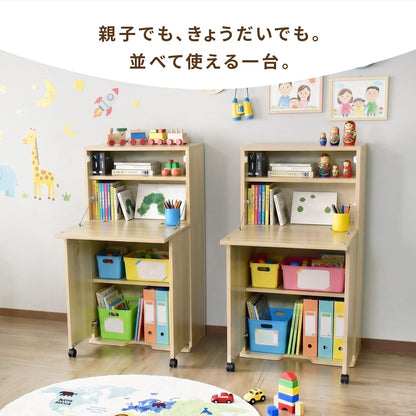 【幅60】折り畳みデスク ポール