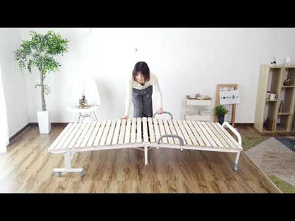 簡易ベッド 折りたたみ ベット シングル ベッドフレーム キャスター付き レスター  S