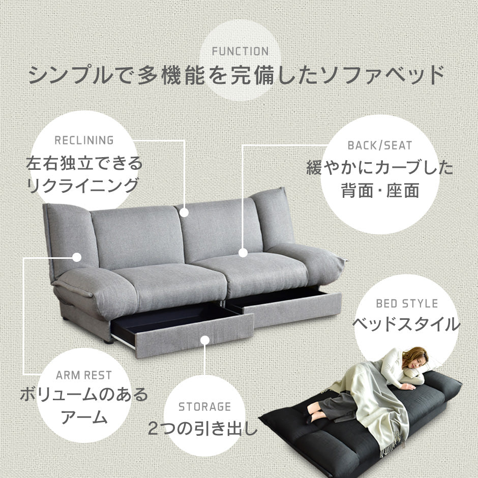 ソファベッド ラフィネ
