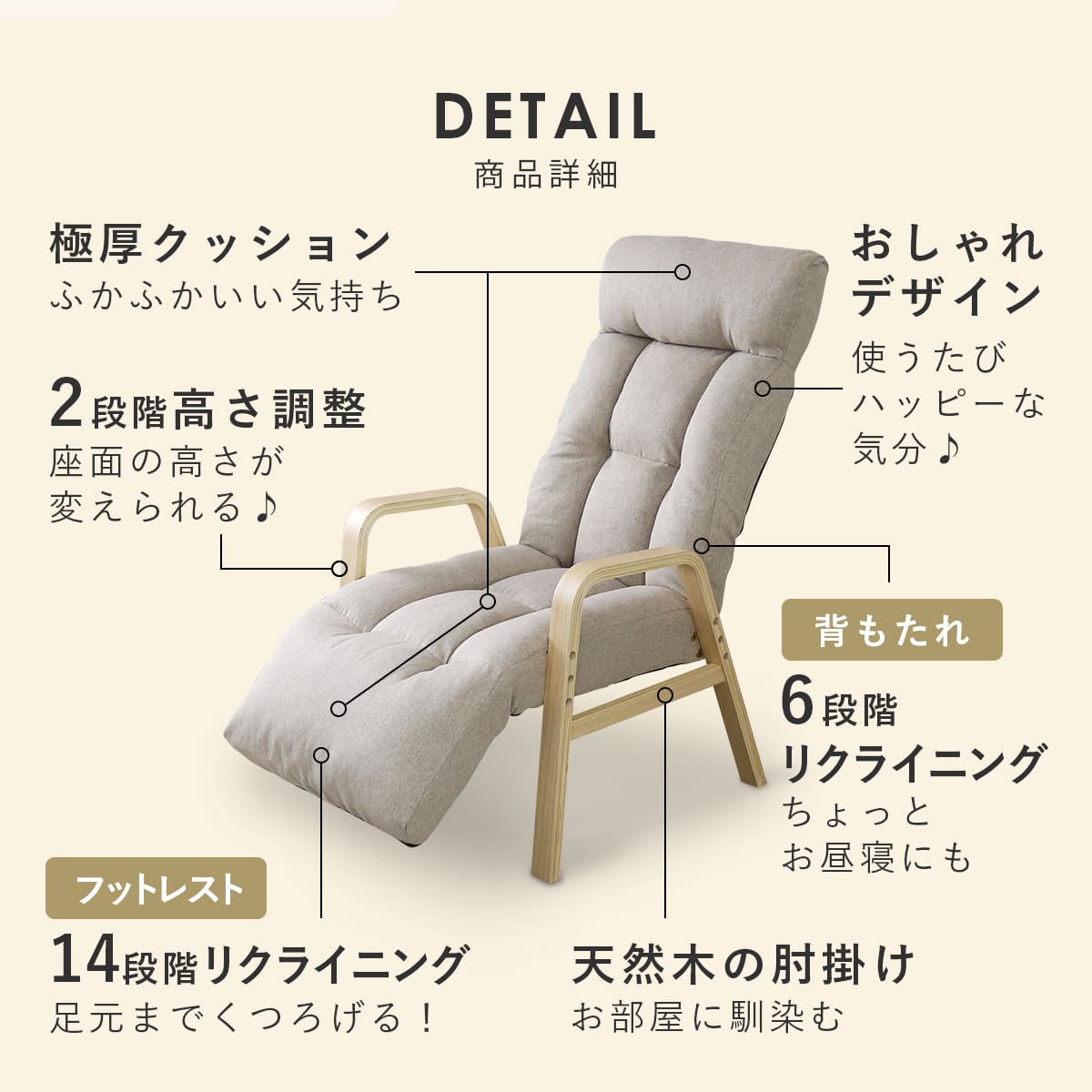 高座椅子　リード