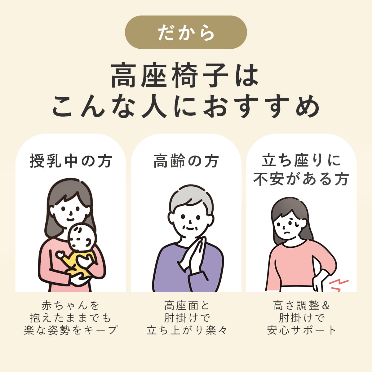 高座椅子　リード