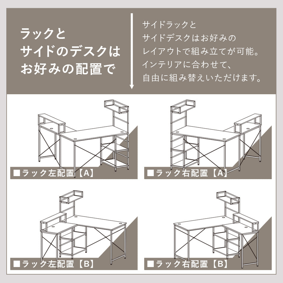 【幅120】パソコンデスク セス