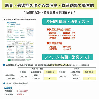 消臭・抗菌効果に優れた簡易トイレ