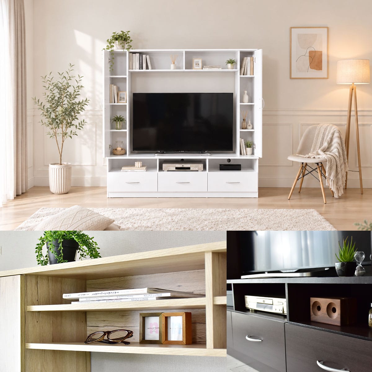 幅160cm テレビ台 壁面収納 ヴァント