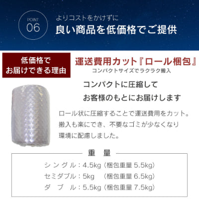マットレス シングル 高反発 枕付き 厚さ10cm 高反発マットレス S