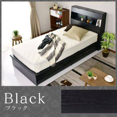 ダブルベッド ベッドフレーム 収納付き ダブル オアシス D