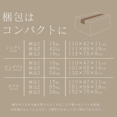 ダブルベッド LED照明付き ベッドフレーム シャトー D