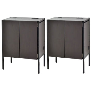 収納配管家具 W600(BR)  2台セット