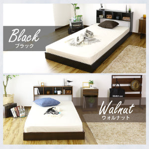 セミダブル  ベッド ベッドフレーム フレーム 収納 ローベッド エリオ SD