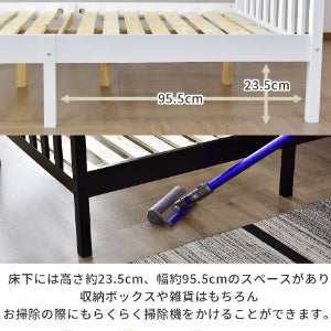 セミダブルベッド ベッドフレーム ベッド セミダブル パイン材 すのこベッド ブランSD