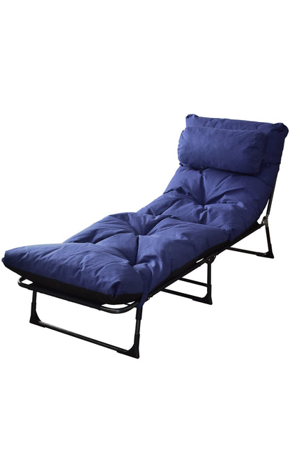 リクライニングチェア ひとりがけ アウトドア ソファベッド 折りたたみ ベッド シングル 簡易ベッド 幅60cm ダスク
