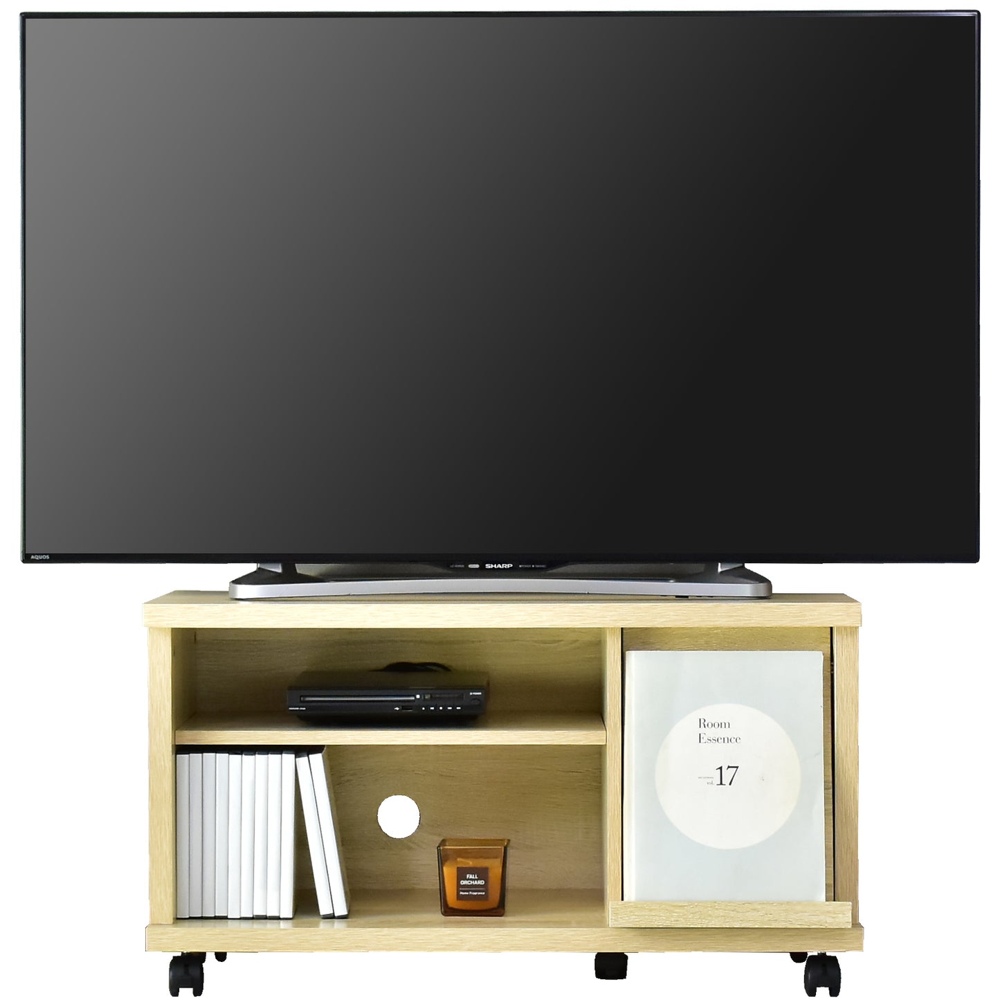 幅80cm テレビ台 コンパクト キャスター付き ステラ80cm