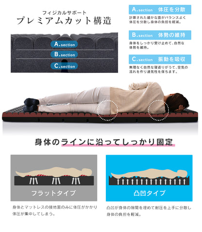 マットレス 高反発 ダブル ソファーベッド ソファベッド 4way 厚さ12cm 高反発マットレス エアリゾムD