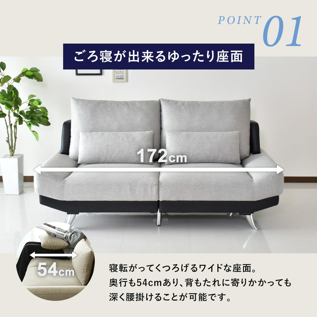 3人掛けソファ ケアード3P