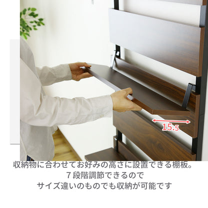 【幅80】 突っ張りラック  カロン80