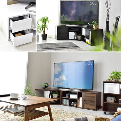 幅118.5cm コーナー テレビ台 コワン