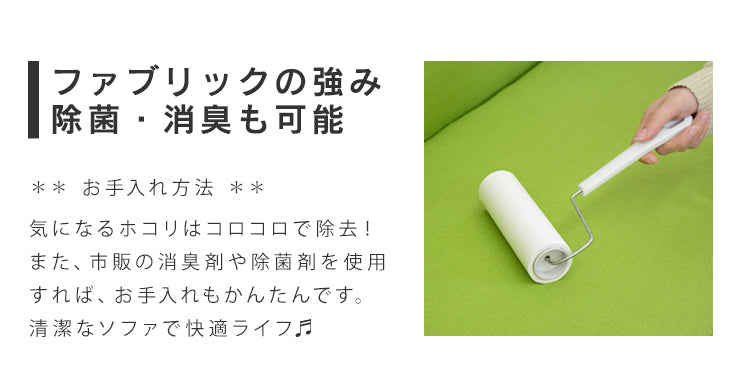 [幅106] ソファー 2人用ソファ コンパクト 北欧風 ワンルームソファ ｜ クリスプ