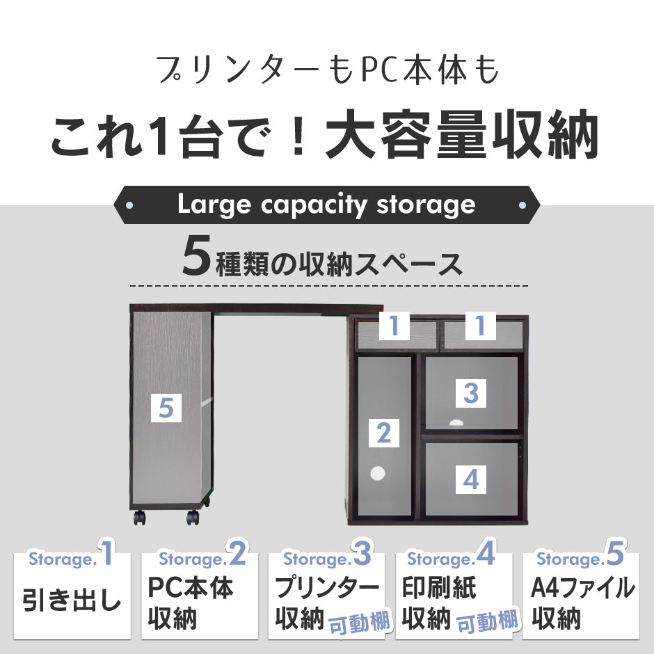 パソコンデスク エチュード
