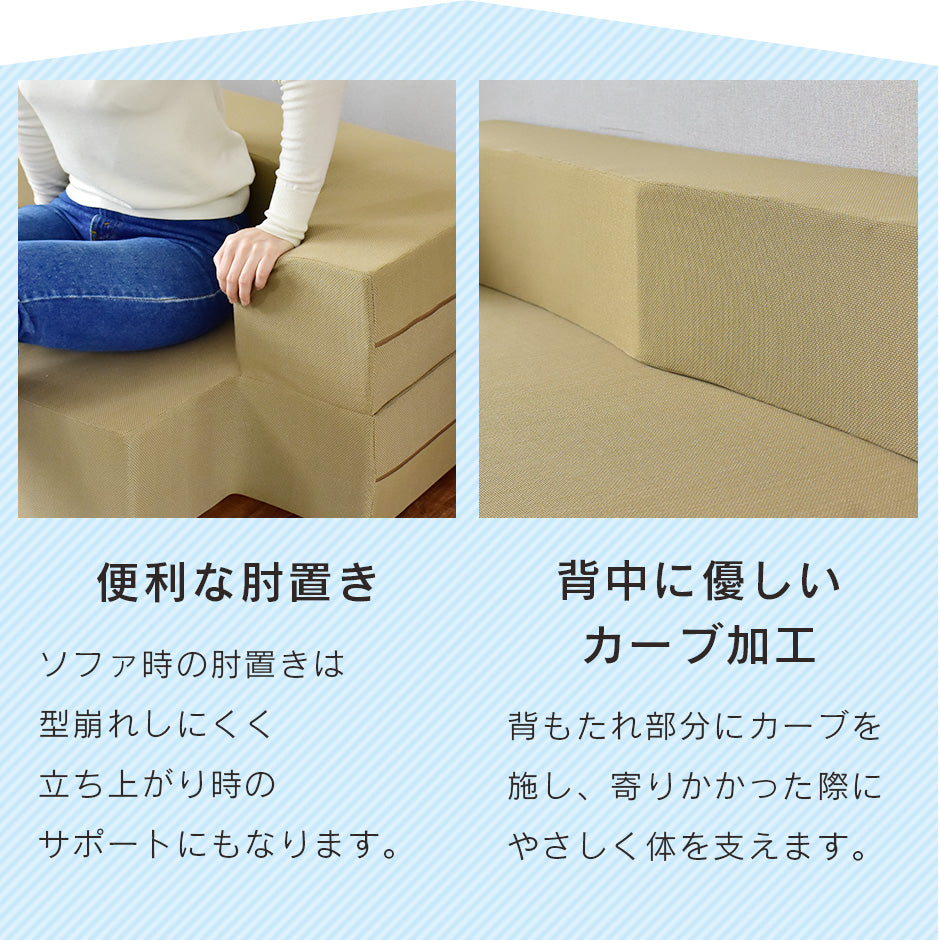 ソファベッド 2人用ソファ フラウム２P