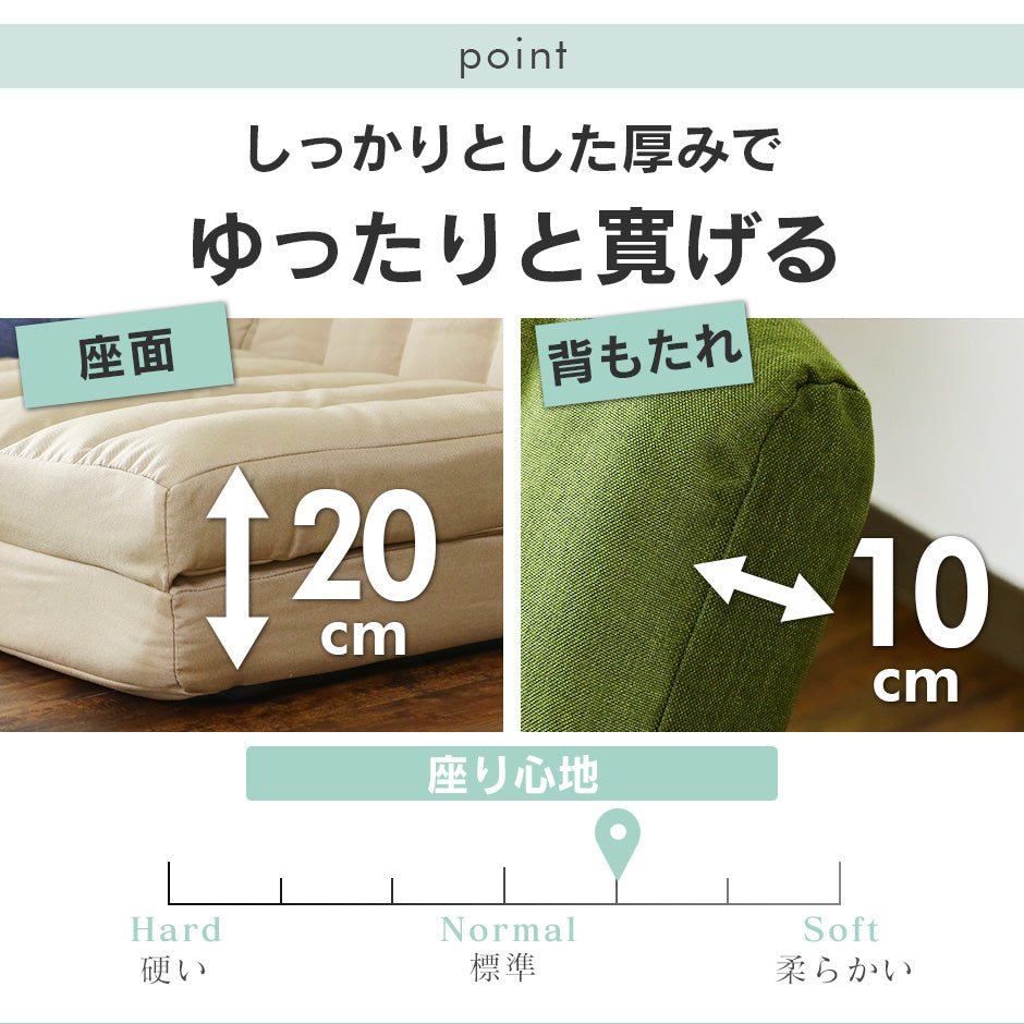 幅120 座椅子 ソファーベッド 2人用ソファ ロータイプ 折りたたみ コンパクト フロッケ